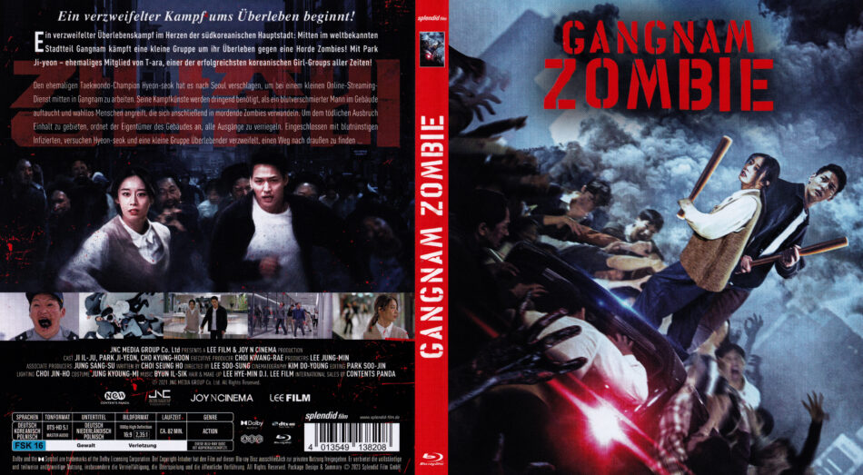 Gangnam Zombie (2023) DE Blu-Ray Cover - DVDcover.Com