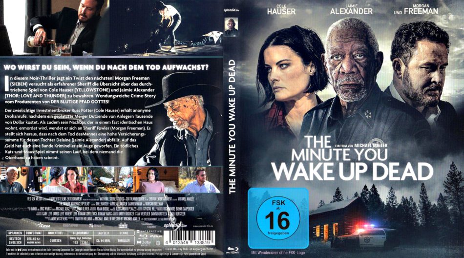 The Minute You Wake Up Dead DE Blu Ray Cover DVDcover.Com