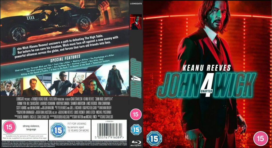 John Wick: Chapter 4 (2023) Region Free DVD - SKNMART