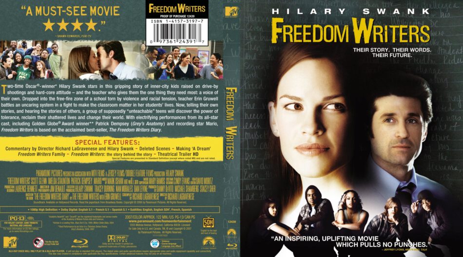 Freedom Writers 2007 Blu Ray Cover DVDcover.Com