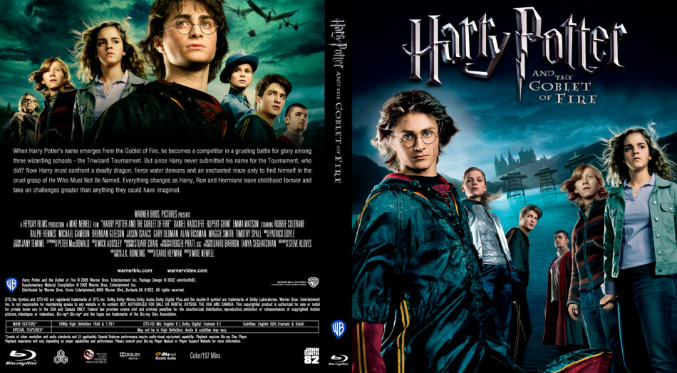 Harry Potter And The Goblet Of Fire 2005 Custom Blu Ray Cover