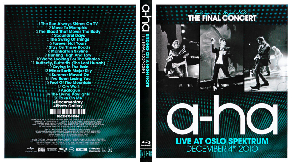 A-Ha - The Final Concert (Live at Oslo Spektrum) (2010) Blu-Ray