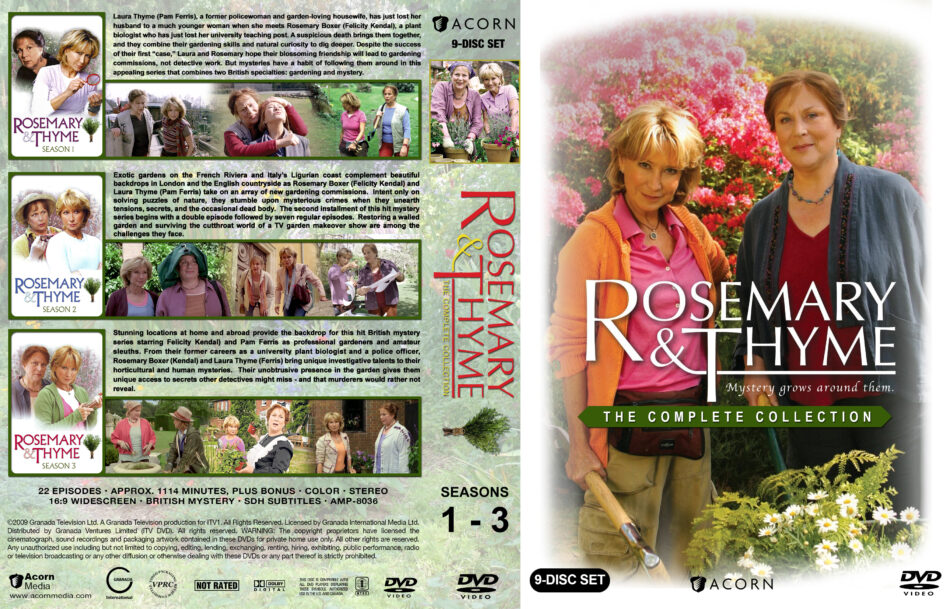 Rosemary & Thyme The Complete Collection R1 Custom DVD Cover & Labels