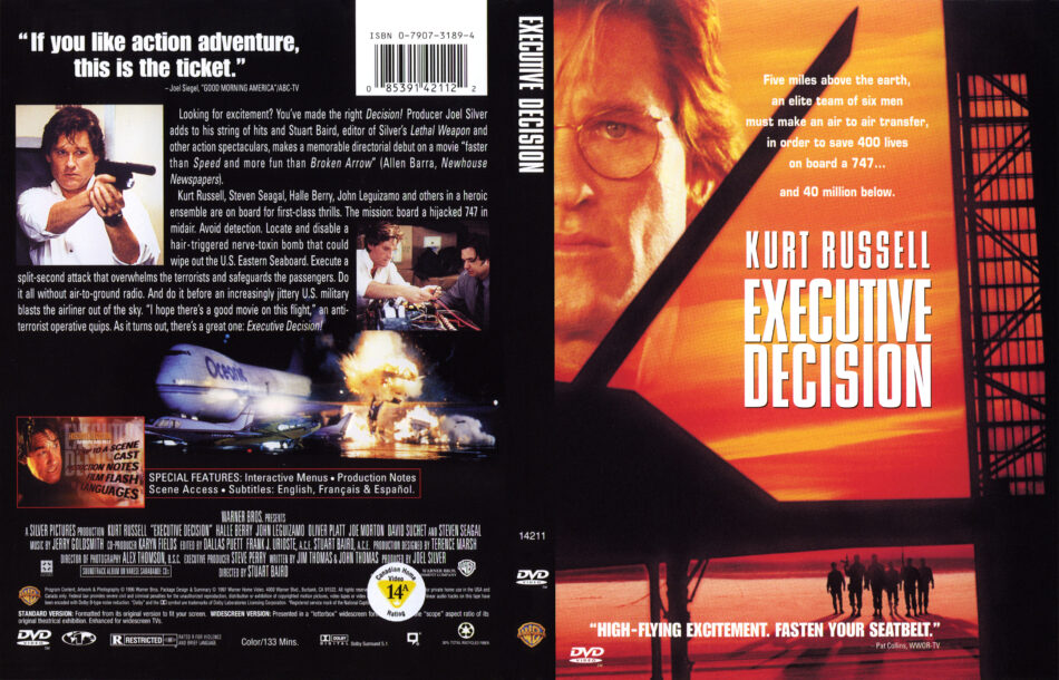 Executive Decision (1996) R1 DVD Cover - DVDcover.Com