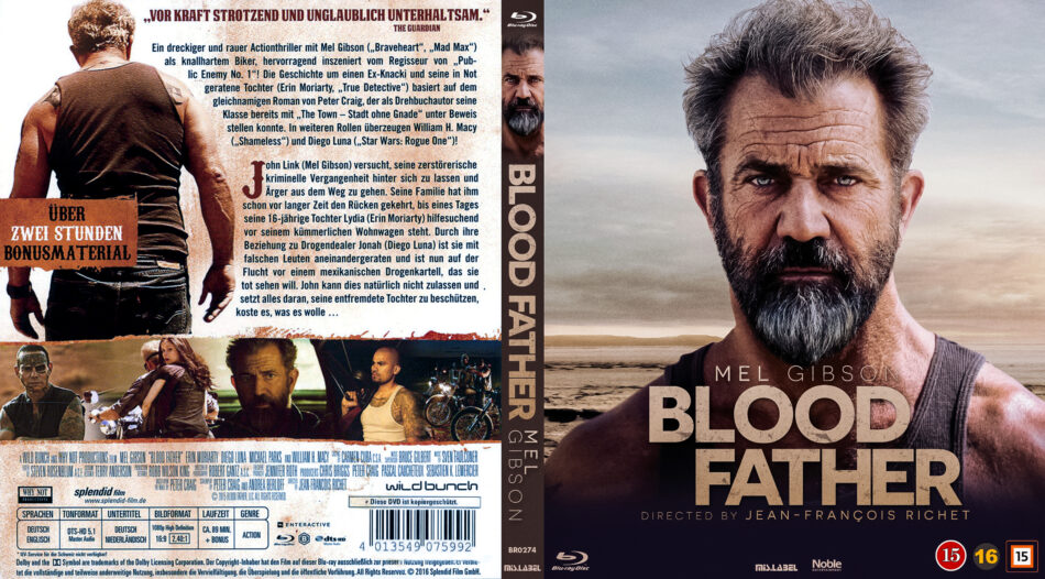 Blood Father (2016) DE Blu-Ray Cover - DVDcover.Com