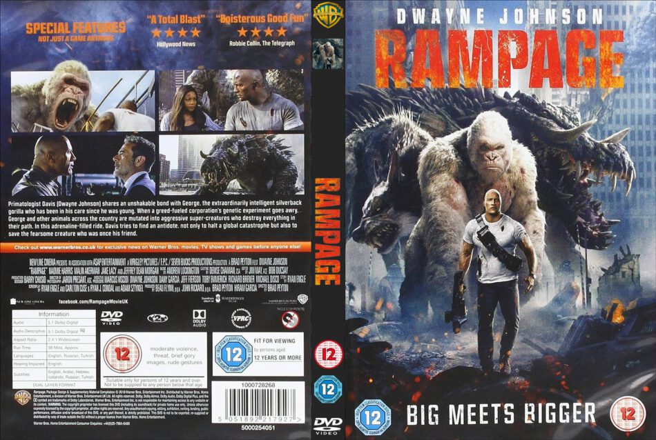 Rampage 2018 R2 UK DVD Cover and Label DVDcover.Com