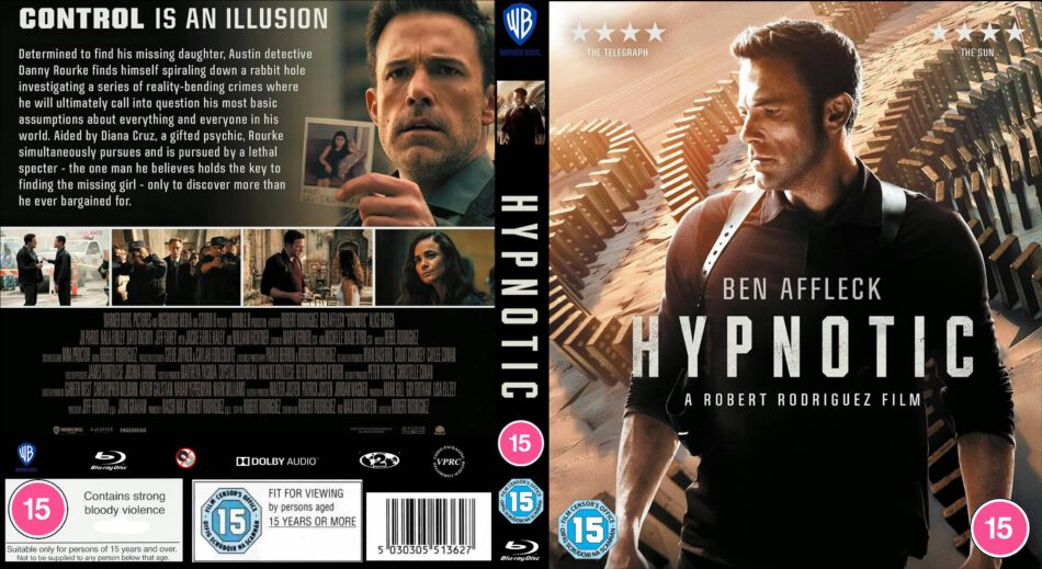 Hypnotic (2023) R2 UK Blu Ray Cover And Label - DVDcover.Com