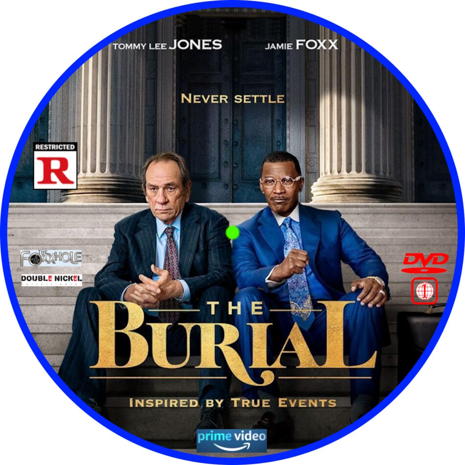 The Burial (2023) R1 Custom DVD Label - DVDcover.Com