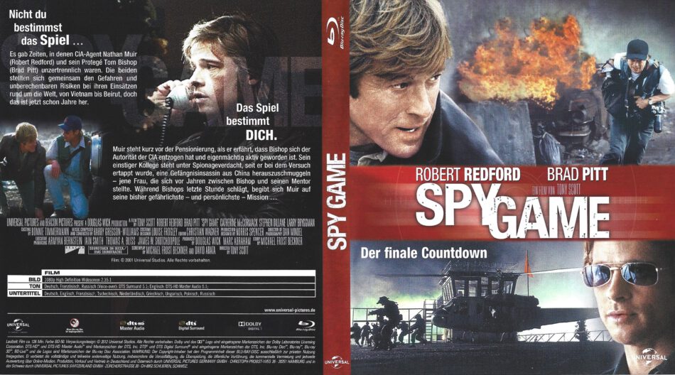 Spy Game (2006) DE Blu-Ray Covers & Label - DVDcover.Com