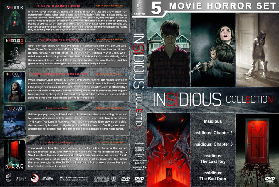 Insidious Collection 5 R1 Custom Dvd Cover Dvdcovercom