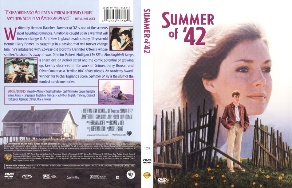 Summer of '42 (1971) R1 DVD Cover - DVDcover.Com