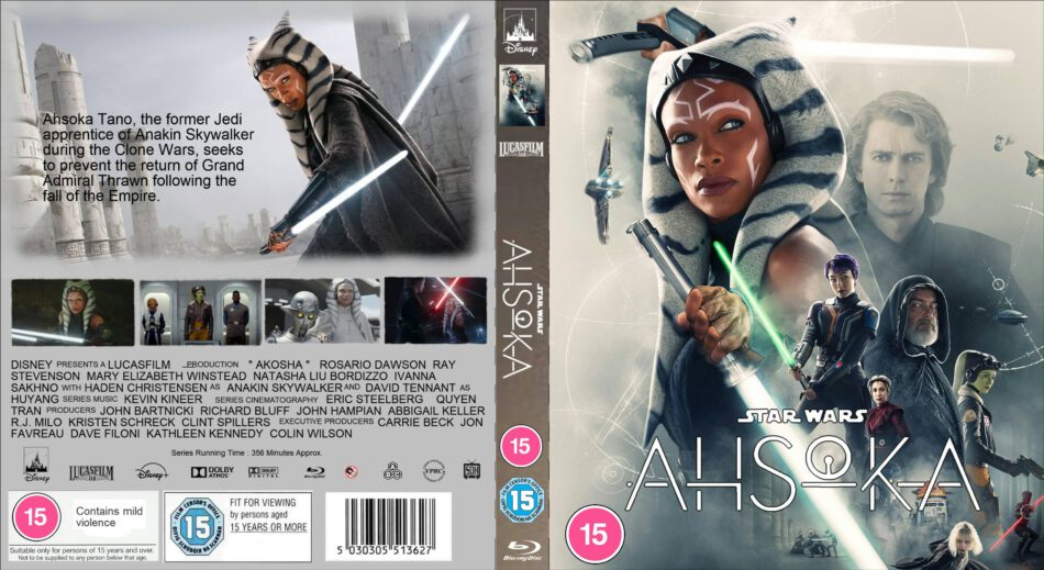 Ahsoka (2023) Custom R2 UK Blu Ray Cover and Labels - DVDcover.Com