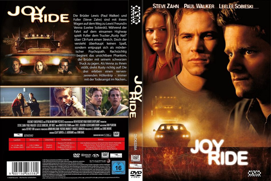 Joy Ride Spritztour R2 DE DVD Cover