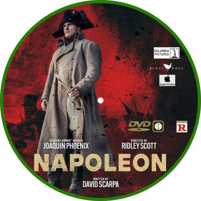 Napoleon (2023) R1 Custom DVD Label 