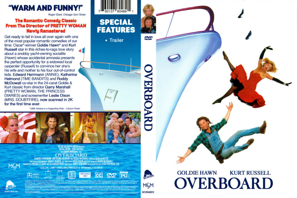 Overboard (1987 Severin) R1 DVD Covers