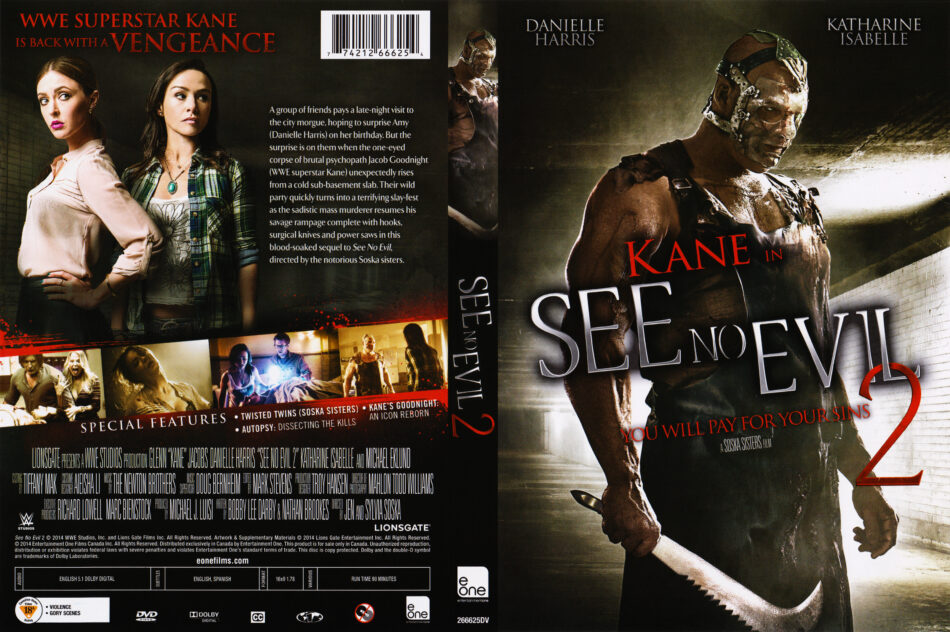 See No Evil 2 (2014) R1 DVD Cover - DVDcover.Com