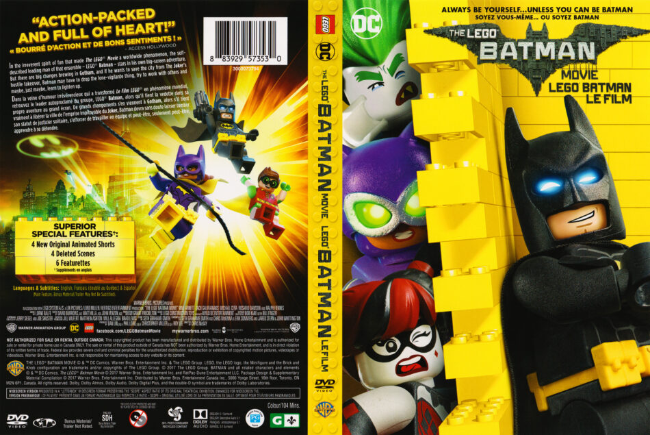 The Lego Batman Movie 2017 R1 DVD Cover DVDcover.Com