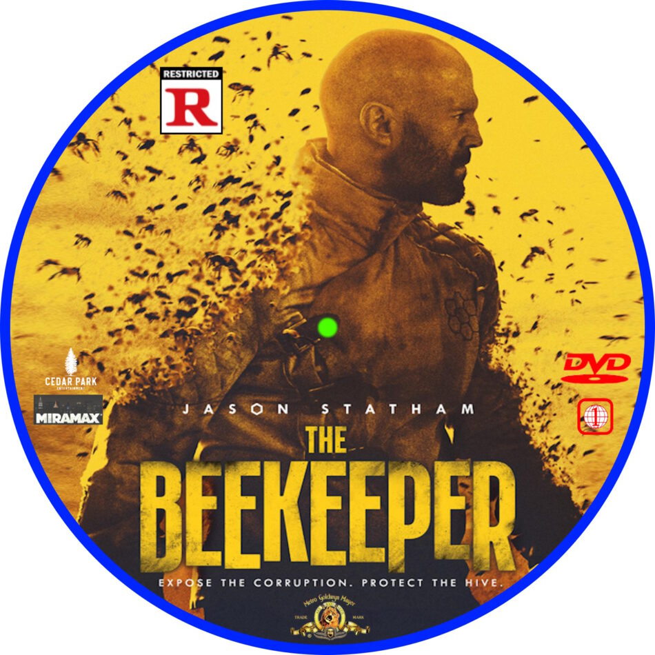 Beekeeper (2024) R1 Custom DVD Label