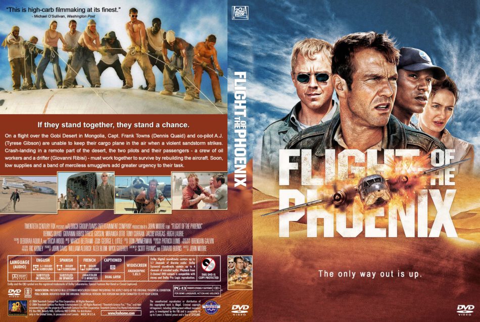 Flight of the Phoenix R1 Custom DVD Cover Label DVDcover.Com