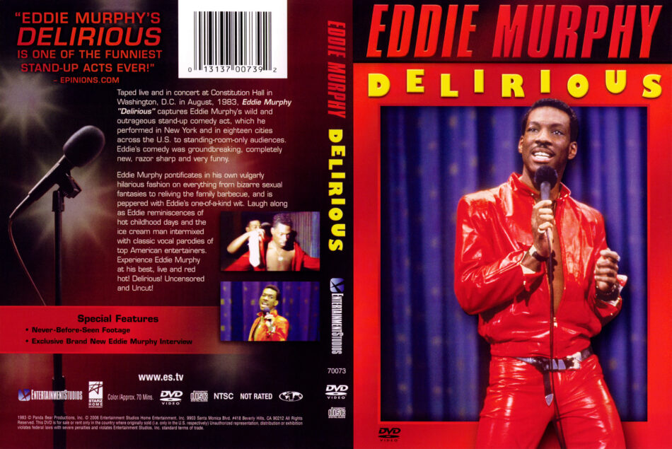 Eddie Murphy Delirious 1983 R1 Dvd Cover Dvdcover Com