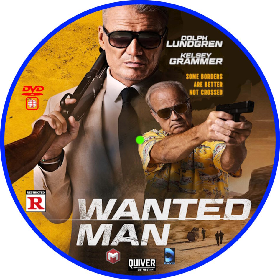 Wanted Man (2023) R1 Custom DVD Label - DVDcover.Com
