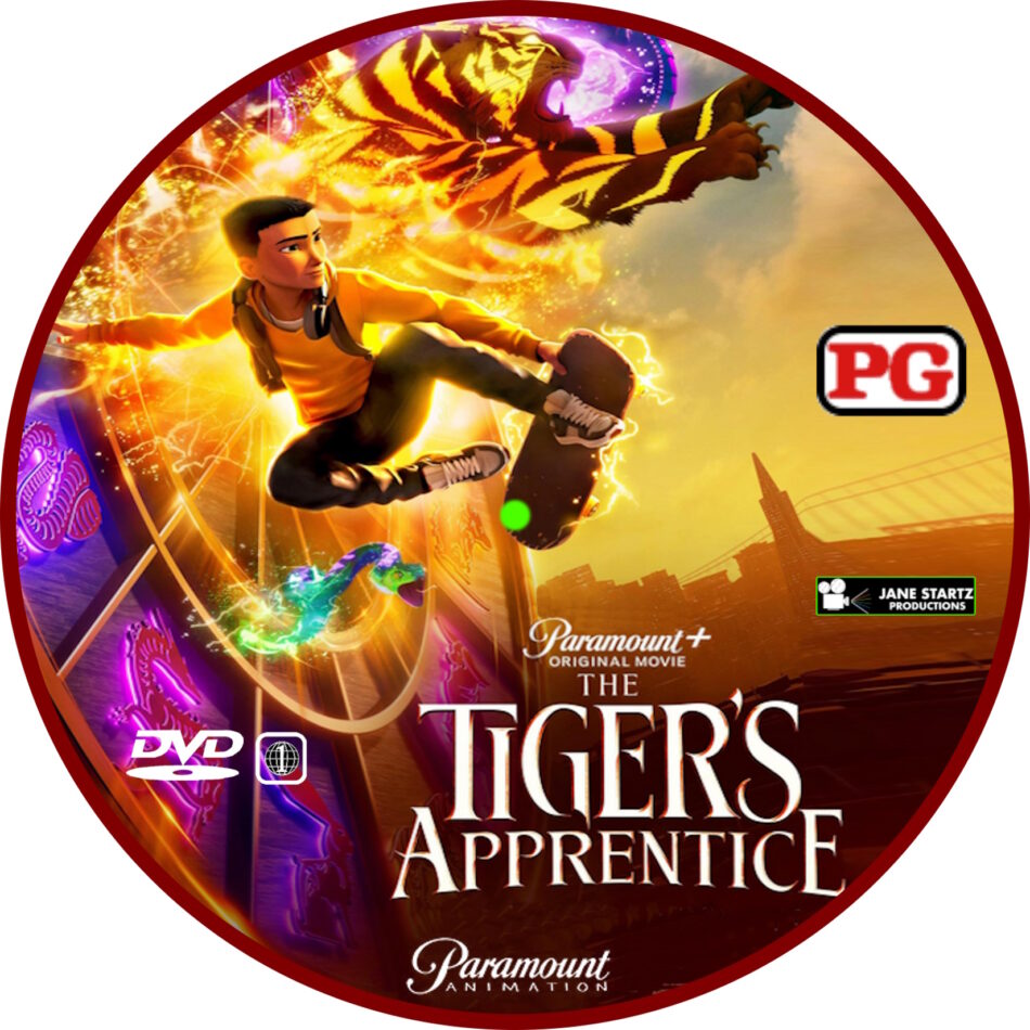 The Tiger's Apprentice (2024) R1 Custom DVD Label