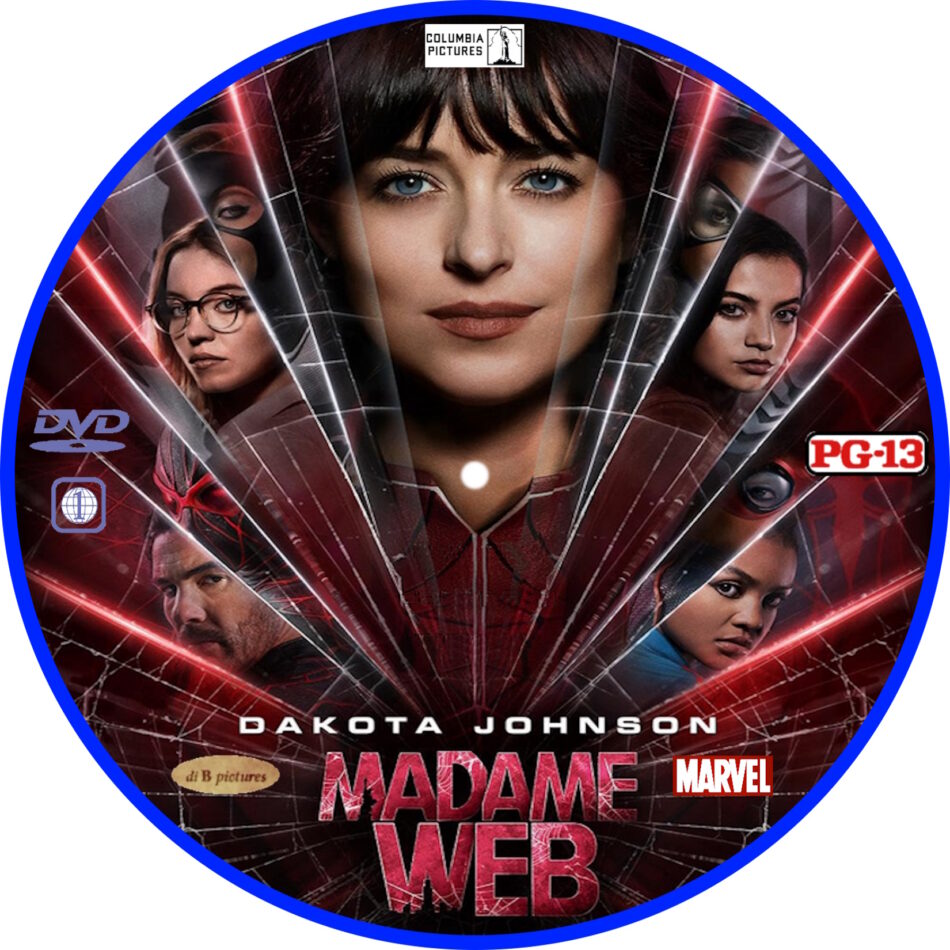 Madame Web 2024 R1 Custom DVD Label DVDcover.Com