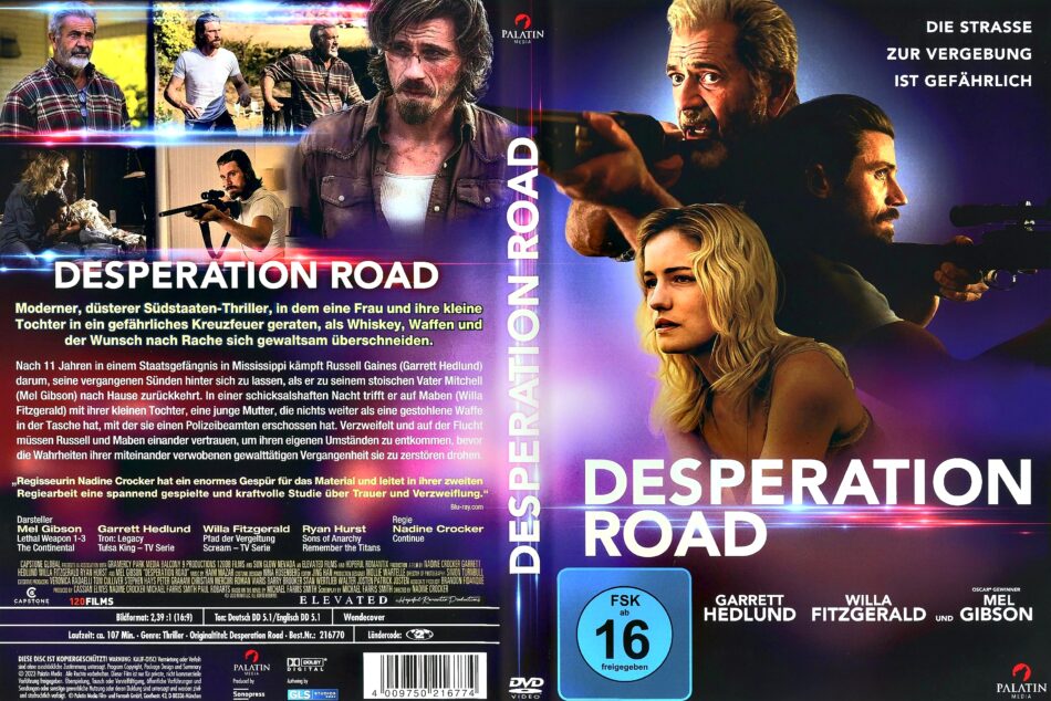 Desperation Road R2 DE DVD Cover
