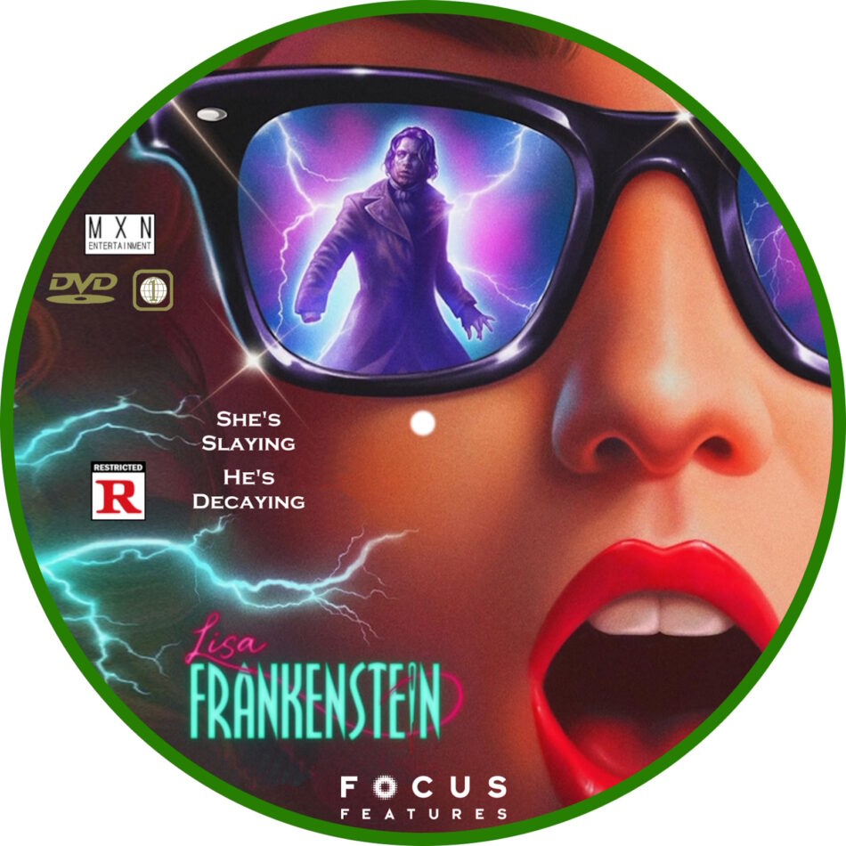 Lisa Frankenstein (2024) R1 Custom DVD Label