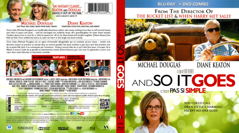 And So it Goes (2014) BluRay & DVD Cover
