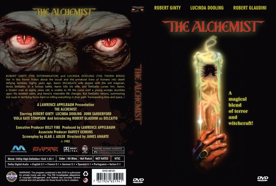 The Alchemist (1983) R0 DVD Cover - DVDcover.Com