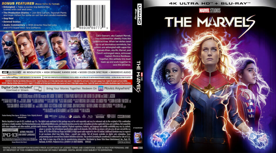 Marvels Custom BD & 4K UHD Blu-ray Cover download 