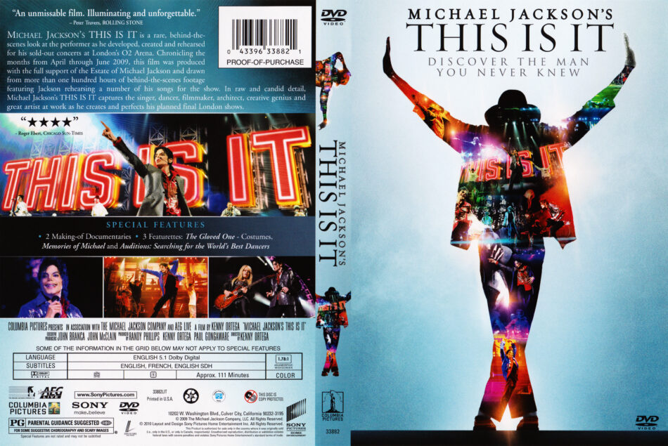 Michael Jackson's This Is It (2009) R1 DVD Cover - DVDcover.Com