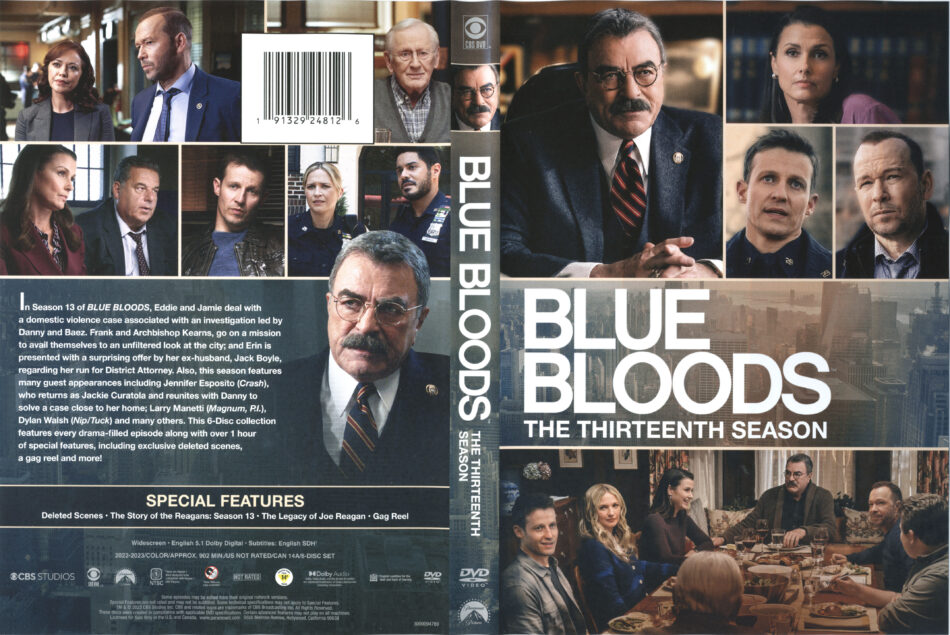 Blue Bloods: The Thirteenth Season R1 DVD Cover & Labels - DVDcover.Com