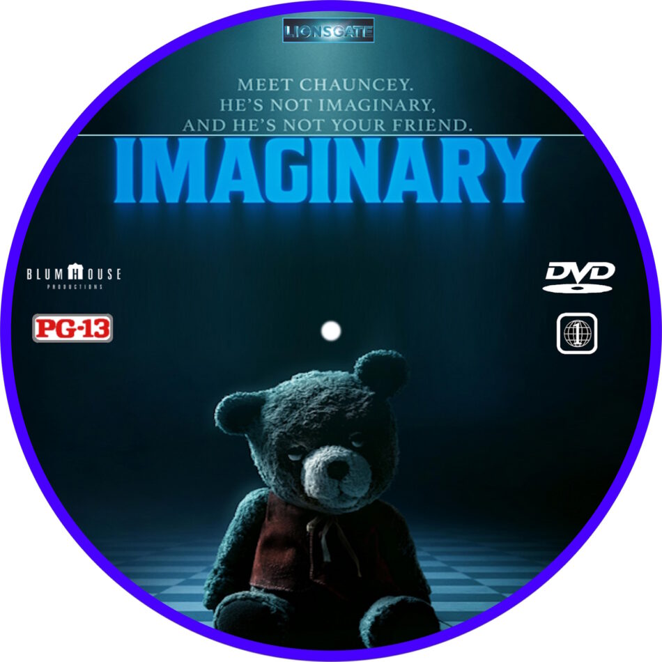 Imaginary (2024) R1 Custom DVD Label - DVDcover.Com