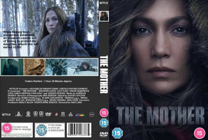 The Mother (2023) Custom R2 UK DVD Cover and Label - DVDcover.Com