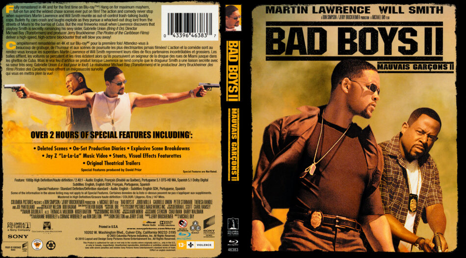 Bad Boys 2 (2003) Blu-ray & Dvd Cover - Dvdcover.com