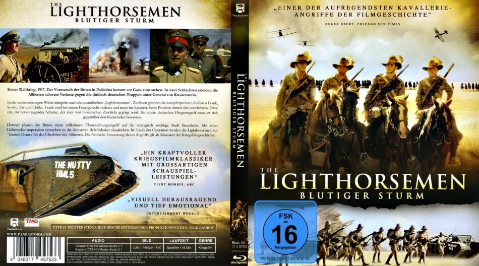 The Lighthorsemen DE Blu-Ray Cover - DVDcover.Com