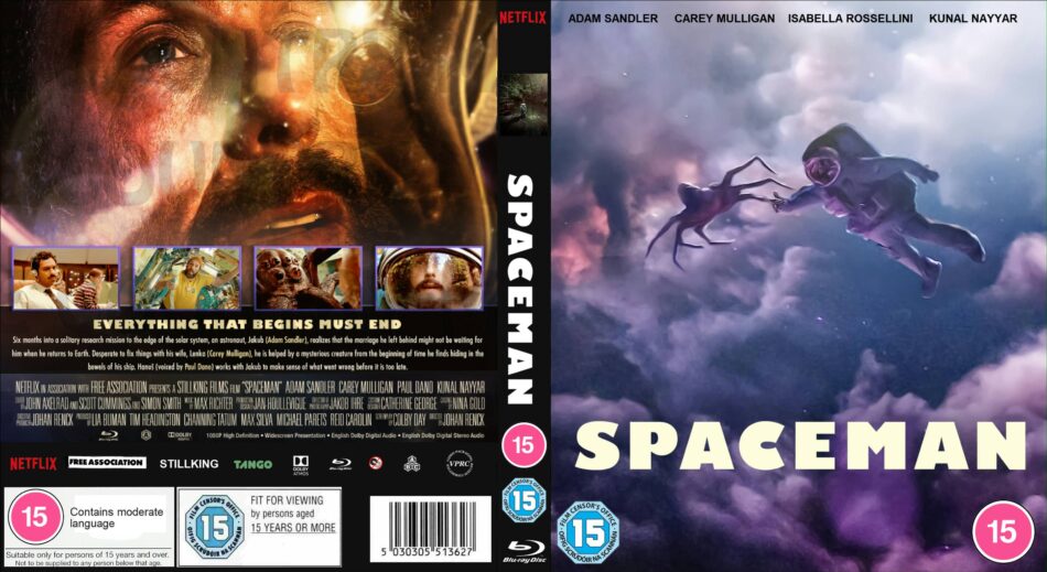 Spaceman 2024 R2 Uk Blu Ray Cover And Label Dvdcovercom