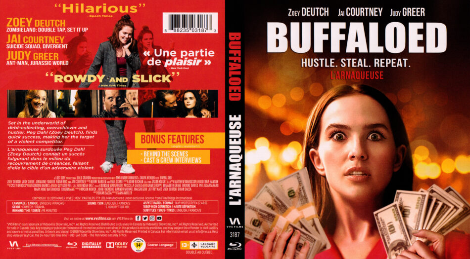 Buffaloed (2019) Blu-Ray Cover - DVDcover.Com