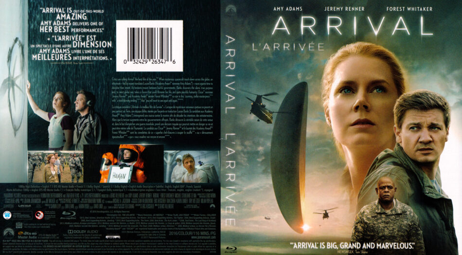 Arrival (2016) Blu-Ray & DVD Cover - DVDcover.Com