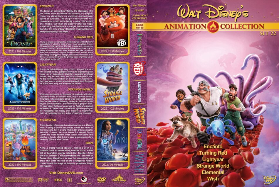 Walt Disney's Classic Animation - Set 22 R1 Custom DVD Cover