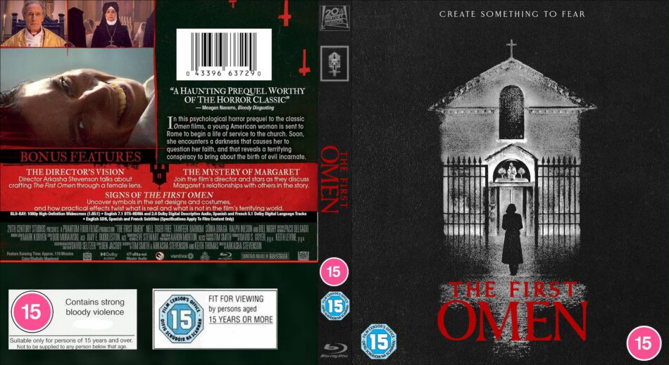 The First Omen (2024) R2 UK Custom Blu-Ray Covers & Labels The First Omen (2024) R2 UK Custom Blu-Ray Covers & Labels