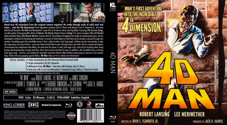 4D Man (1959) Blu-Ray Cover - DVDcover.Com