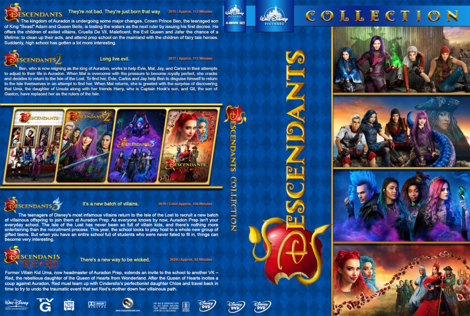 Descendants Collection R1 Custom Dvd Cover - Dvdcover.com