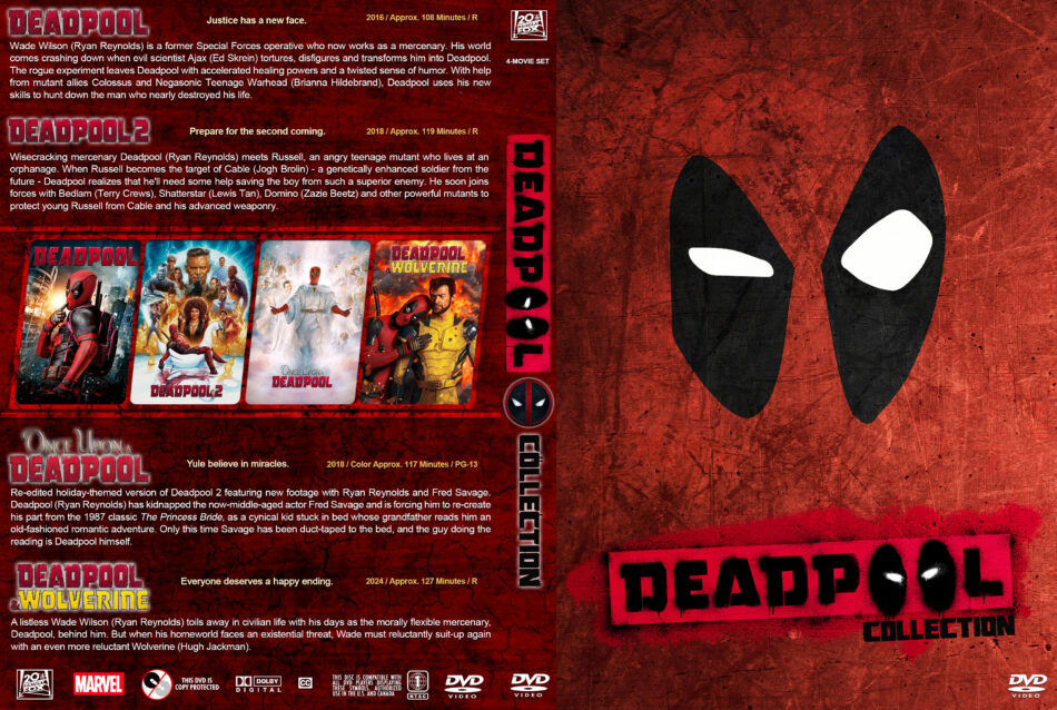 Deadpool Collection R1 Custom DVD Cover V2 - DVDcover.Com