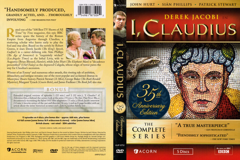 I, Claudius (Complete Series) DVD Cover - DVDcover.Com
