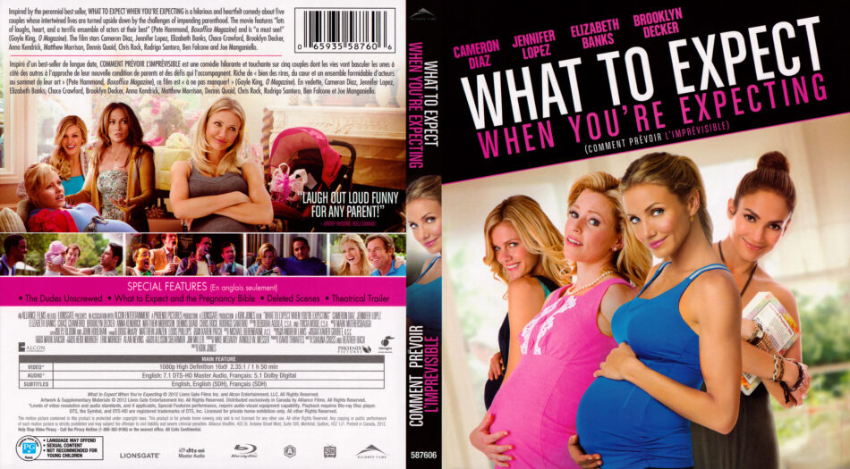 What to Expect When You're Expecting (2012) Blu-Ray & DVD Cover ...
