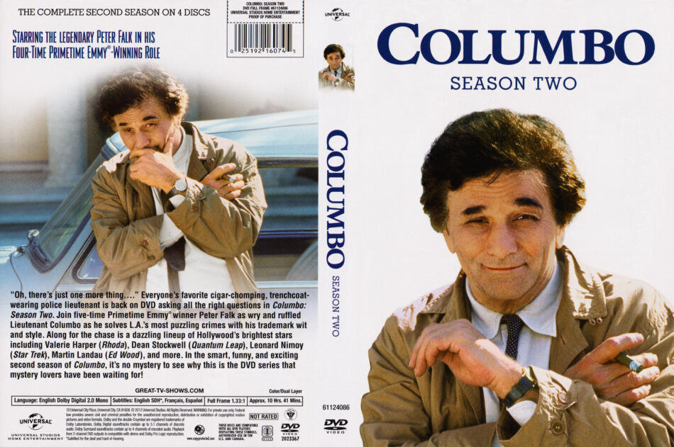 Columbo (Season 1) R1 DVD Cover - DVDcover.Com