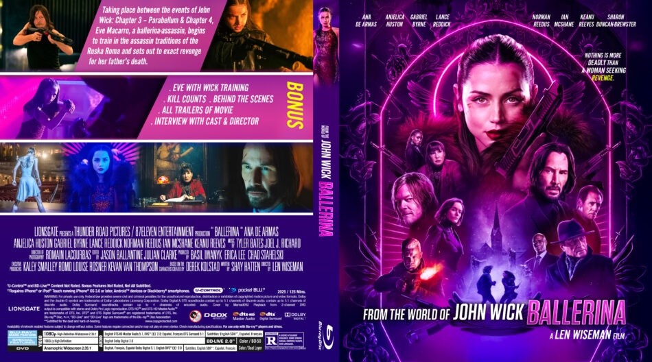 Ballerina (From the World of John Wick: Ballerina) (2025) Custom Blu ...